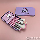 Набор кистей для макияжа 7 штук Hello Kitty  Pink, фото 8