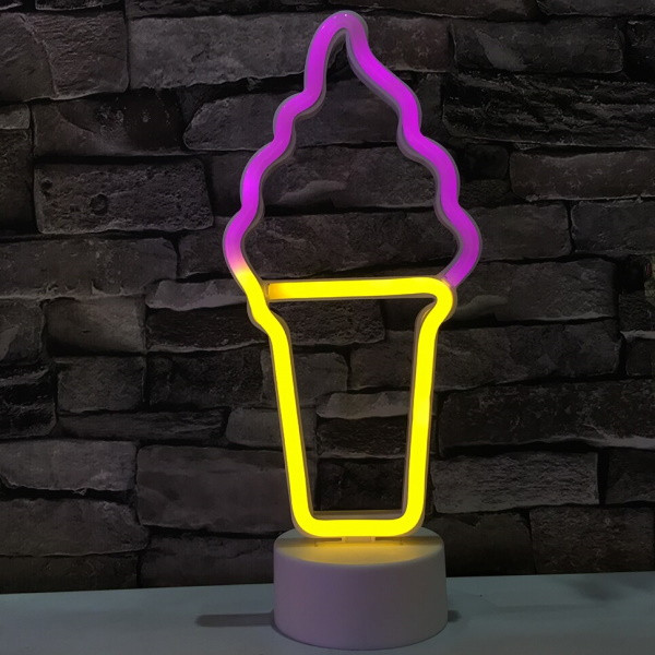 Светильник неоновый Ice cream Мороженое - фото 2 - id-p170829098