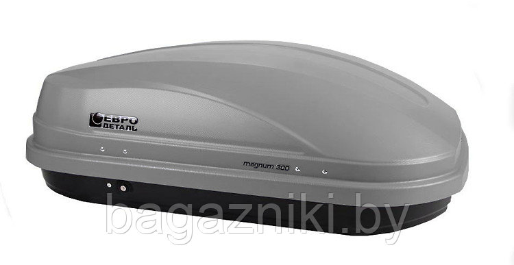 Автобокс Магнум 300 Евродеталь серый карбон (125х78х42см;300л) - фото 1 - id-p139528227