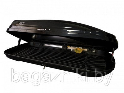 Автобокс Магнум 390 Евродеталь черный карбон (185х84х42см;390л) - фото 2 - id-p170829116