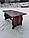 Стол садовый и банный из массива сосны "Корчма Лайт" Д1500мм*Ш800мм*В750мм, фото 2