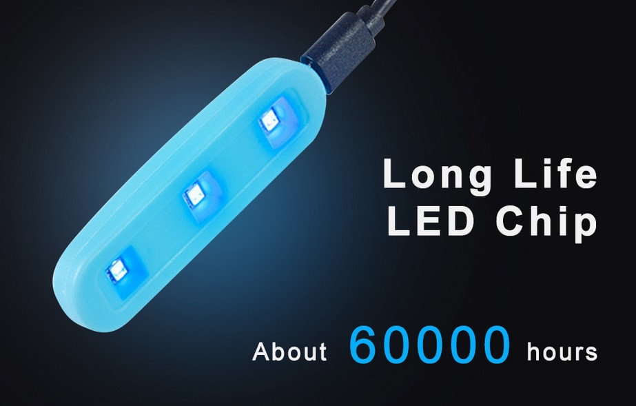 Лампа ультрафиолетовая, с питанием от кабеля micro USB - фото 3 - id-p170832053