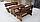 Комплект садовый и банный из массива сосны "Корчма Лайт" 1,5 метра 3 предмета, фото 3