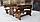 Комплект садовый и банный из массива сосны "Корчма Лайт" 1,6 метра 3 предмета, фото 4