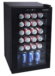 Шкаф холодильный со стеклом COOLEQ TBC-65 черный - фото 1 - id-p170833138