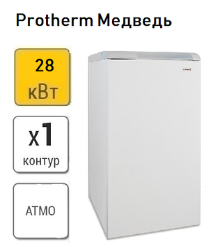 Газовый напольный котел Protherm Медведь 30 KLOM, фото 2