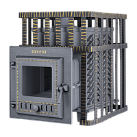 Чугунная Банная Печь Гефест ЗК в сетке-18 (М)