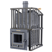 Чугунная Банная Печь Гефест ЗК Ураган-18(М)