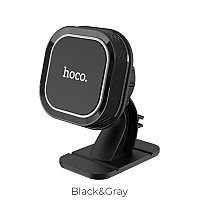 Автомобильный держатель HOCO CA53 магнитный на присоске Черный-серый
