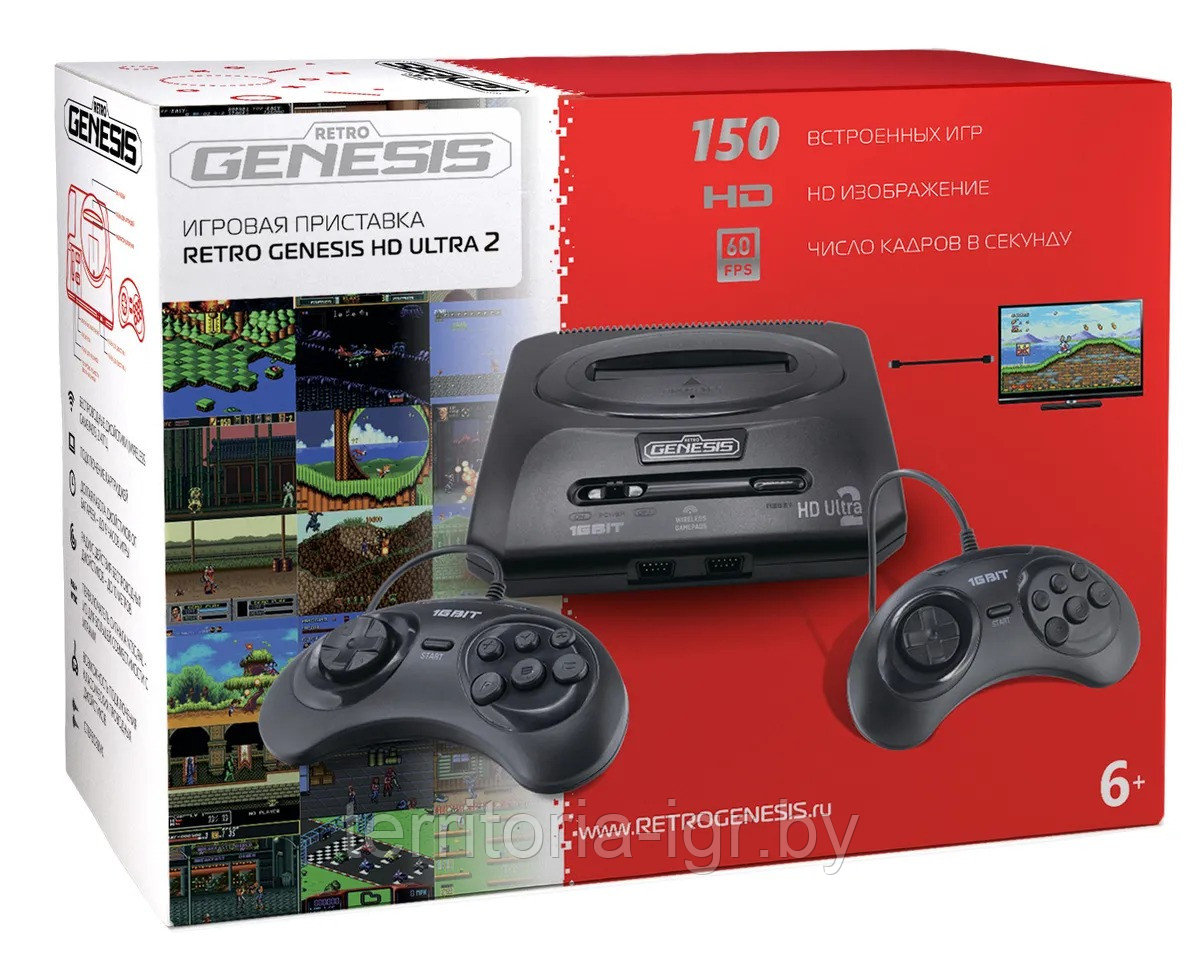 Игровая приставка ZD-07A SEGA Retro Genesis HD Ultra 2 + 150 игр (ConSkDn114) - фото 1 - id-p170867465