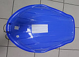 Ледянка пластиковая Big М с веревкой 780*600 мм (Синий, Польша). Ледянка с веревкой 78*60 см, фото 4