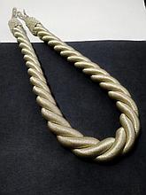 Подхват витой бежевый для штор и гардин "жгут" цвет М55