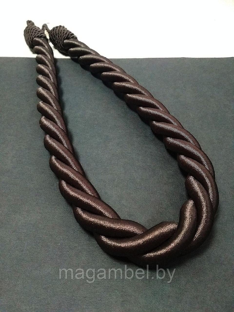 Подхват витой сливовый для штор и гардин "жгут" цвет М66