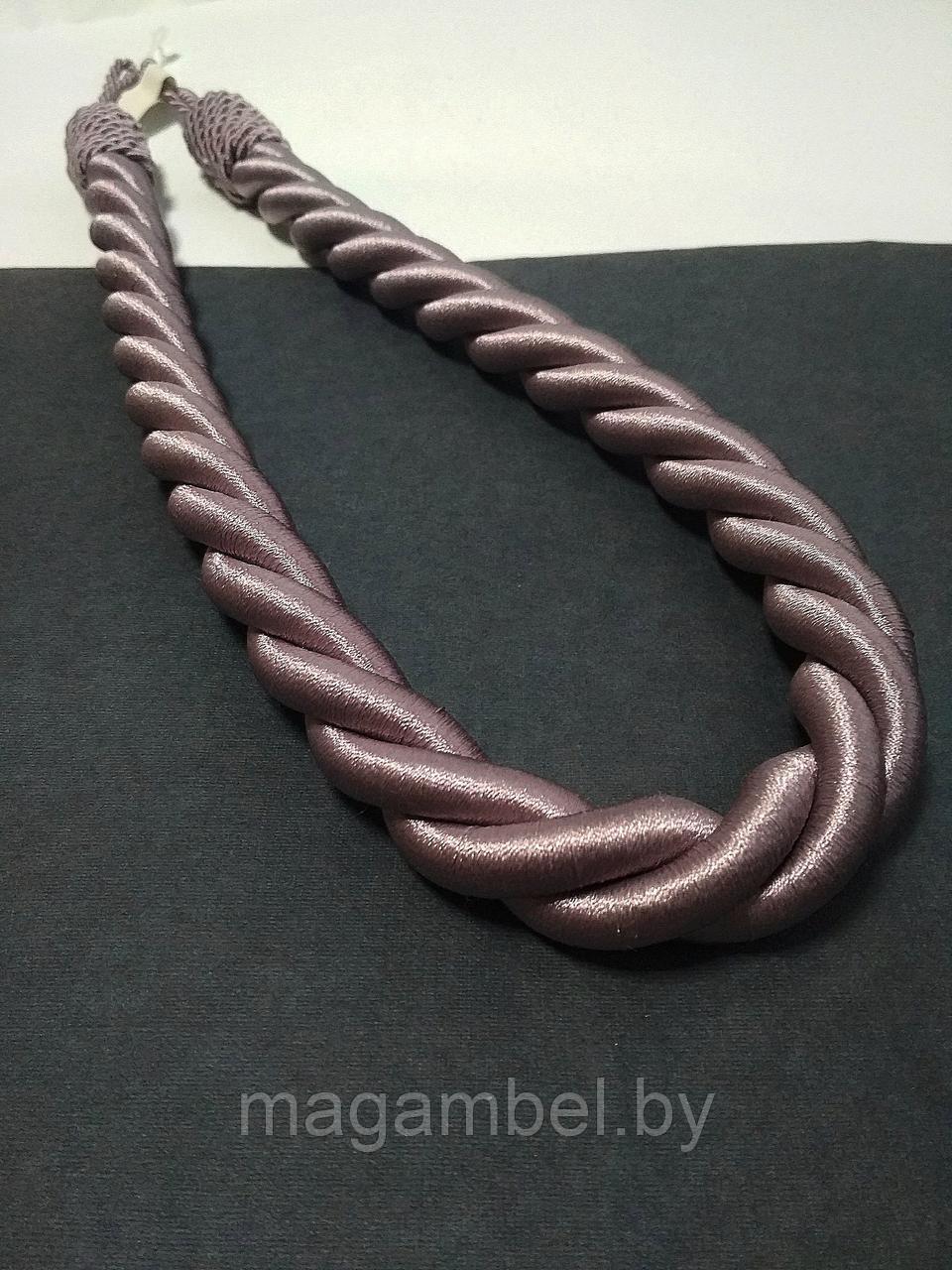 Подхват витой сиреневый для штор и гардин "жгут" цвет М33