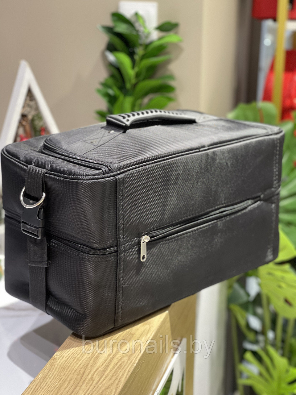 Сумка-чемоданчик "VITACCI", размер большой (45 см), цвета черный - фото 3 - id-p163172888