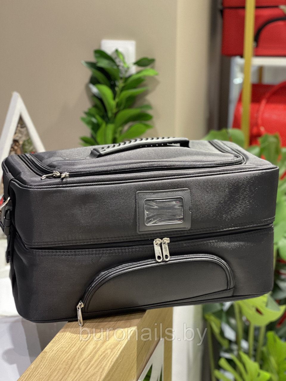 Сумка-чемоданчик "VITACCI", размер большой (45 см), цвета черный - фото 5 - id-p163172888