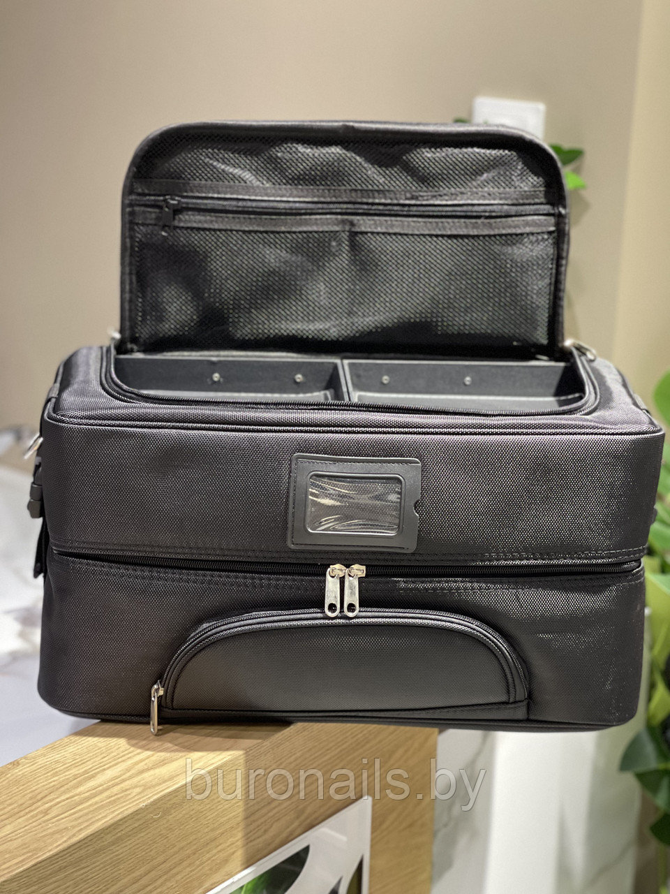 Сумка-чемоданчик "VITACCI", размер большой (45 см), цвета черный - фото 7 - id-p163172888