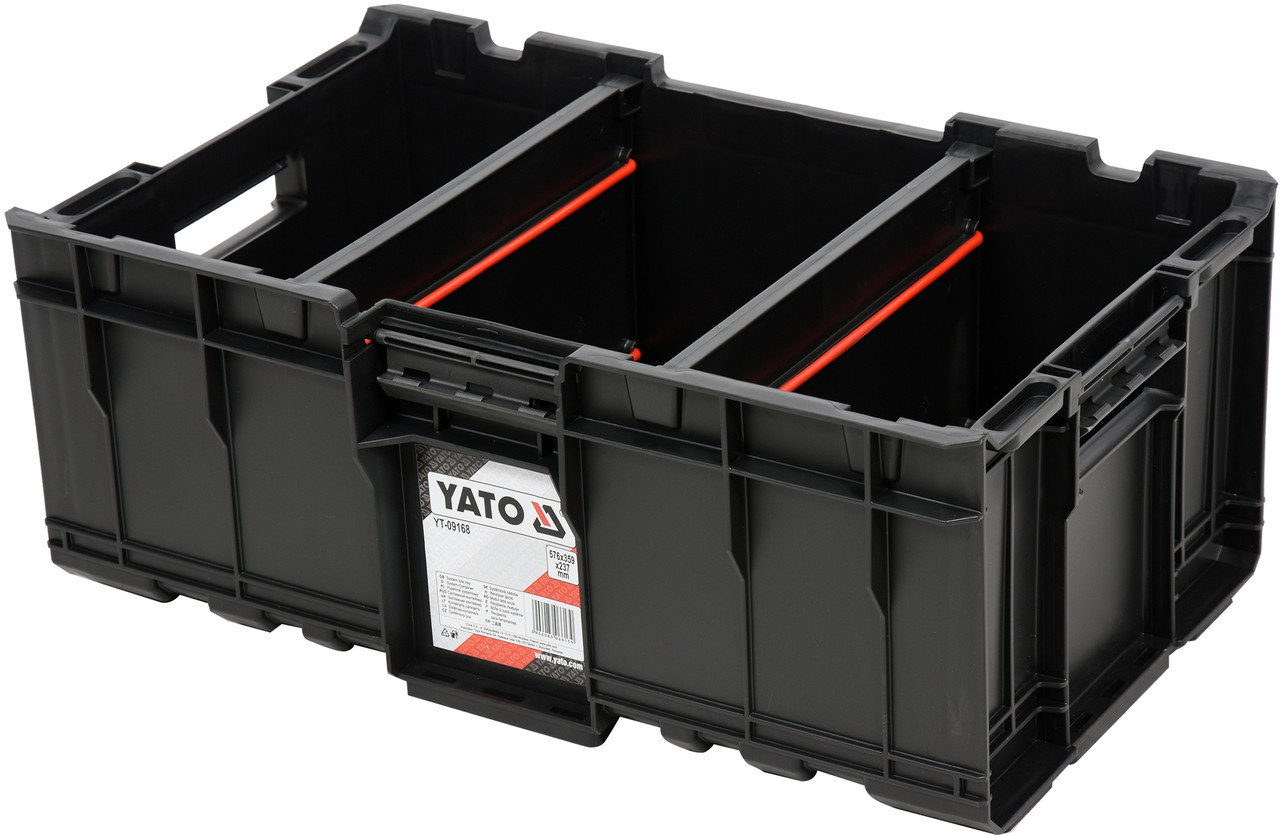 Ящик пластиковый для мобильной системы 576х359х237мм YATO