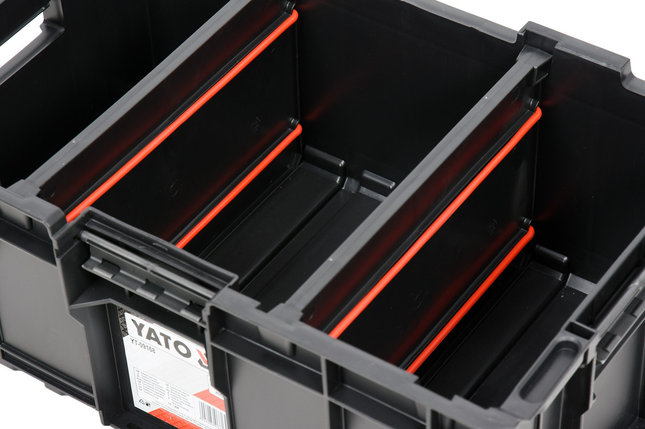 Ящик пластиковый для мобильной системы 576х359х237мм YATO, фото 2