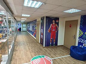 Оформление фойе Белорусской федерации баскетбола 6