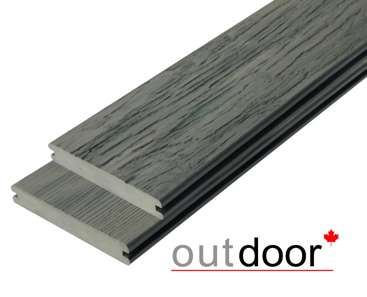 Террасная доска ДПК Outdoor 3D 140*21*2900 мм. полнотелая STORM/OLD WOOD GREY серая микс - фото 1 - id-p170315154