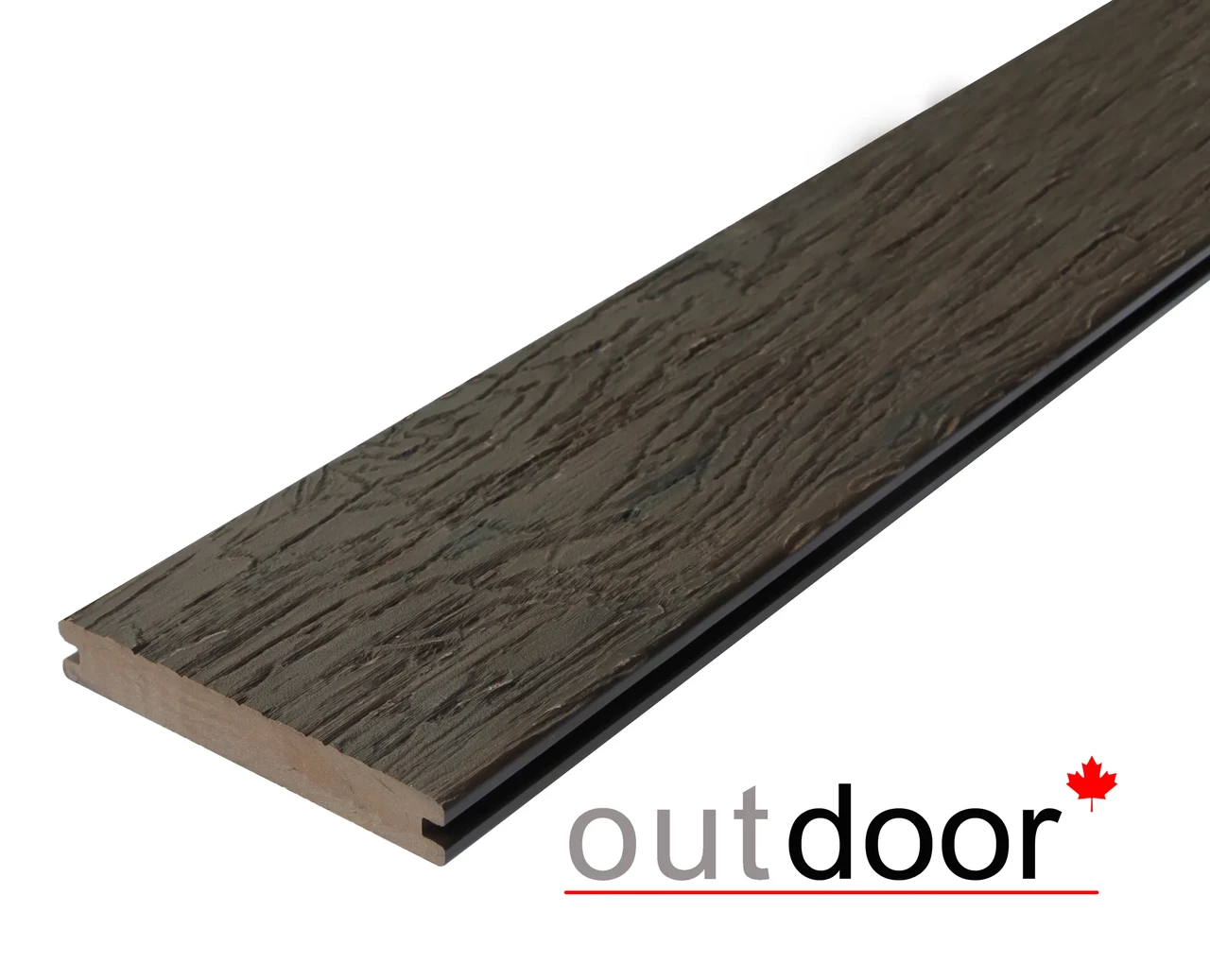 Террасная доска ДПК Outdoor 3D 140*21*2900 мм полнотелая STORM/OLD WOOD BROWN темно-коричневая микс - фото 3 - id-p170898294