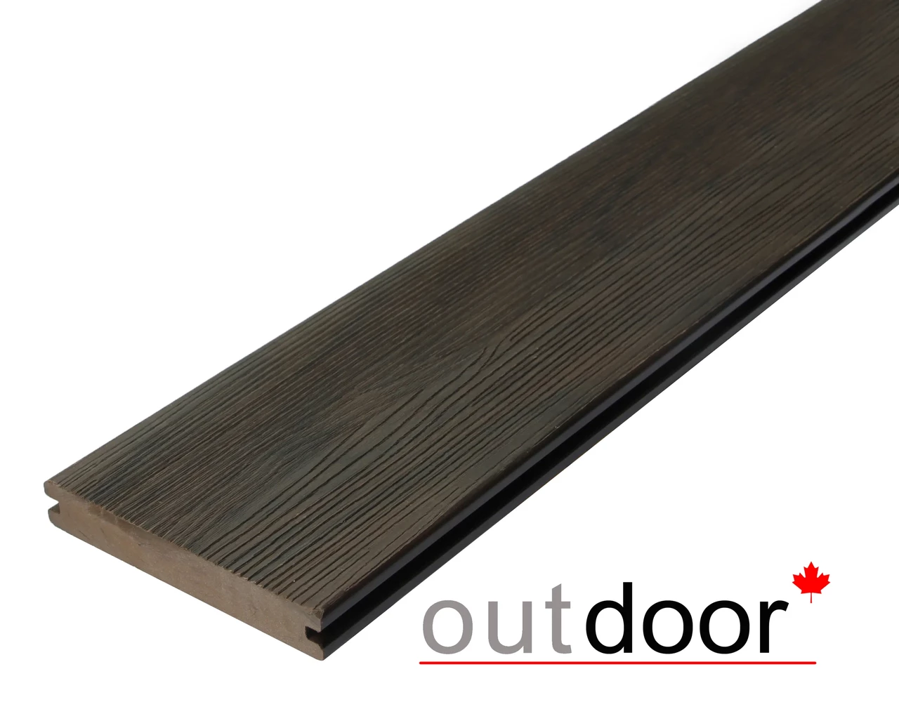 Террасная доска ДПК Outdoor 3D 140*21*2900 мм полнотелая STORM/OLD WOOD BROWN темно-коричневая микс - фото 2 - id-p170898294