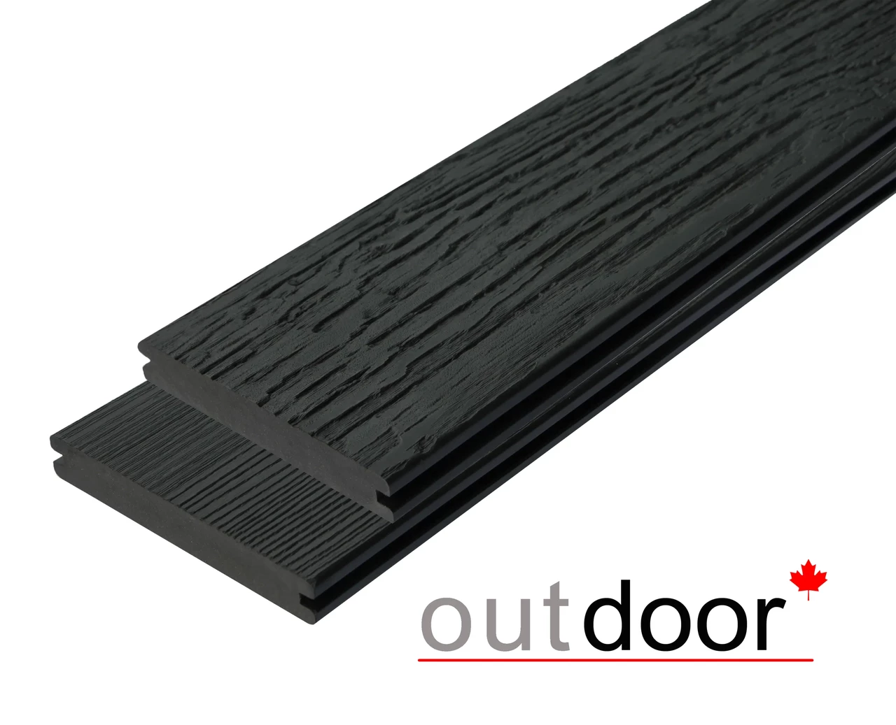 Террасная доска ДПК Outdoor 3D 140*21*2900 мм. полнотелая STORM/OLD WOOD BLACK черная - фото 1 - id-p170898351