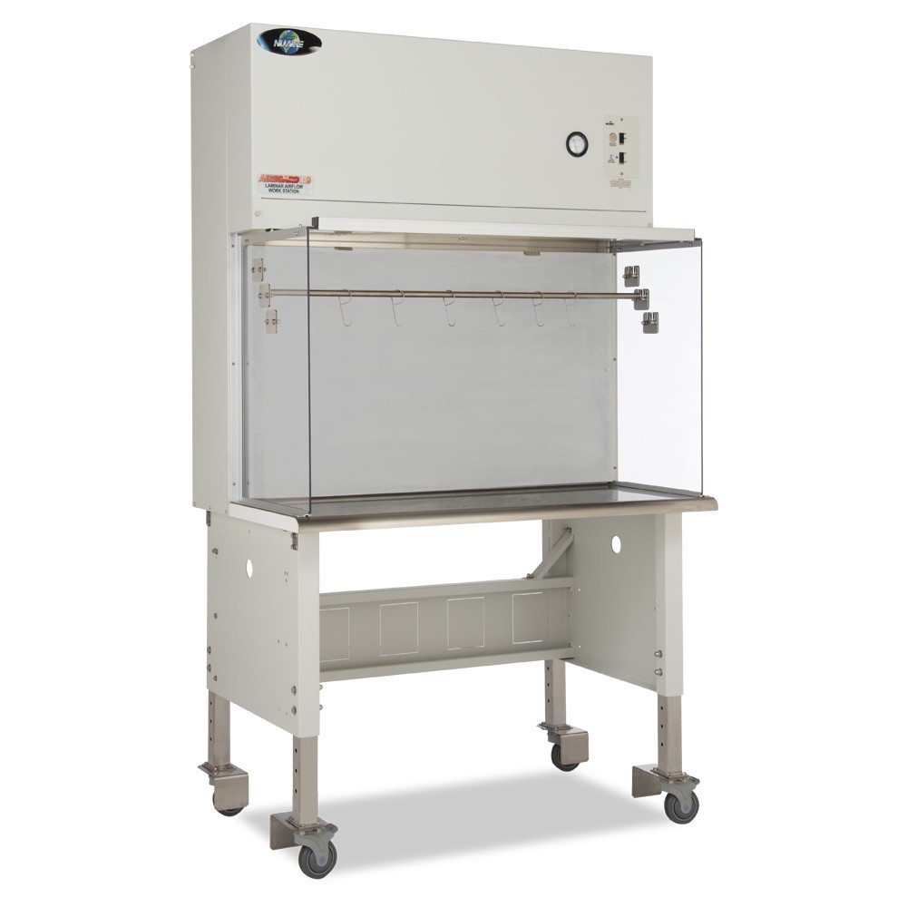 Ламинарный шкаф с горизонтальным потоком воздуха для защиты продукта NuAire серия NU-201 - фото 1 - id-p170898960