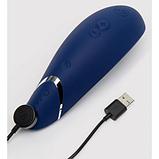Бесконтактный вакуумно-волновой стимулятор клитора Womanizer Premium синий, фото 4