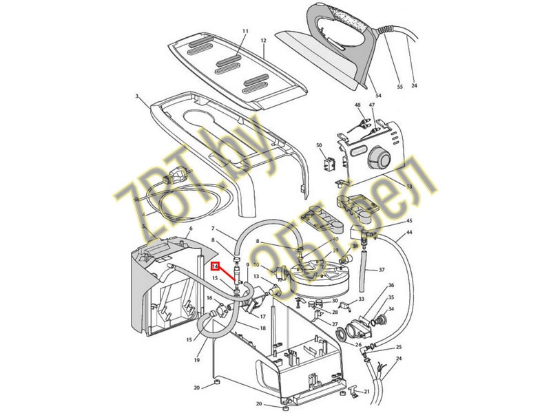 Предохранительный клапан для парогенератора Braun, DeLonghi 5528110500 - фото 4 - id-p170899415