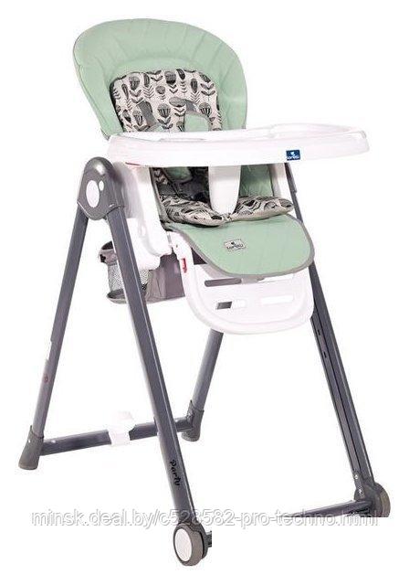 Высокий стульчик Lorelli Party 2021 (green leather)