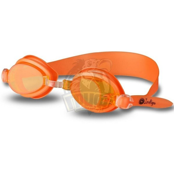 Очки для плавания детские Indigo (оранжевый) (арт. 706G-OR) - фото 1 - id-p170904431