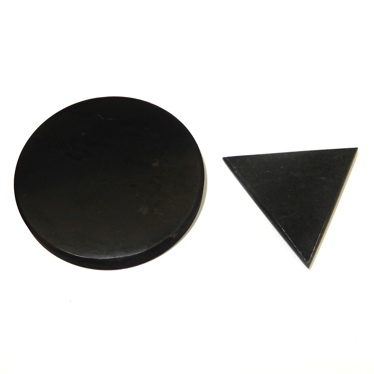 Гармонизатор круг из шунгита и треугольник  талькохлорид