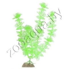 GLOFISH Растение пластиковое GLOFISH флуоресцентное зеленое 15,24 см.