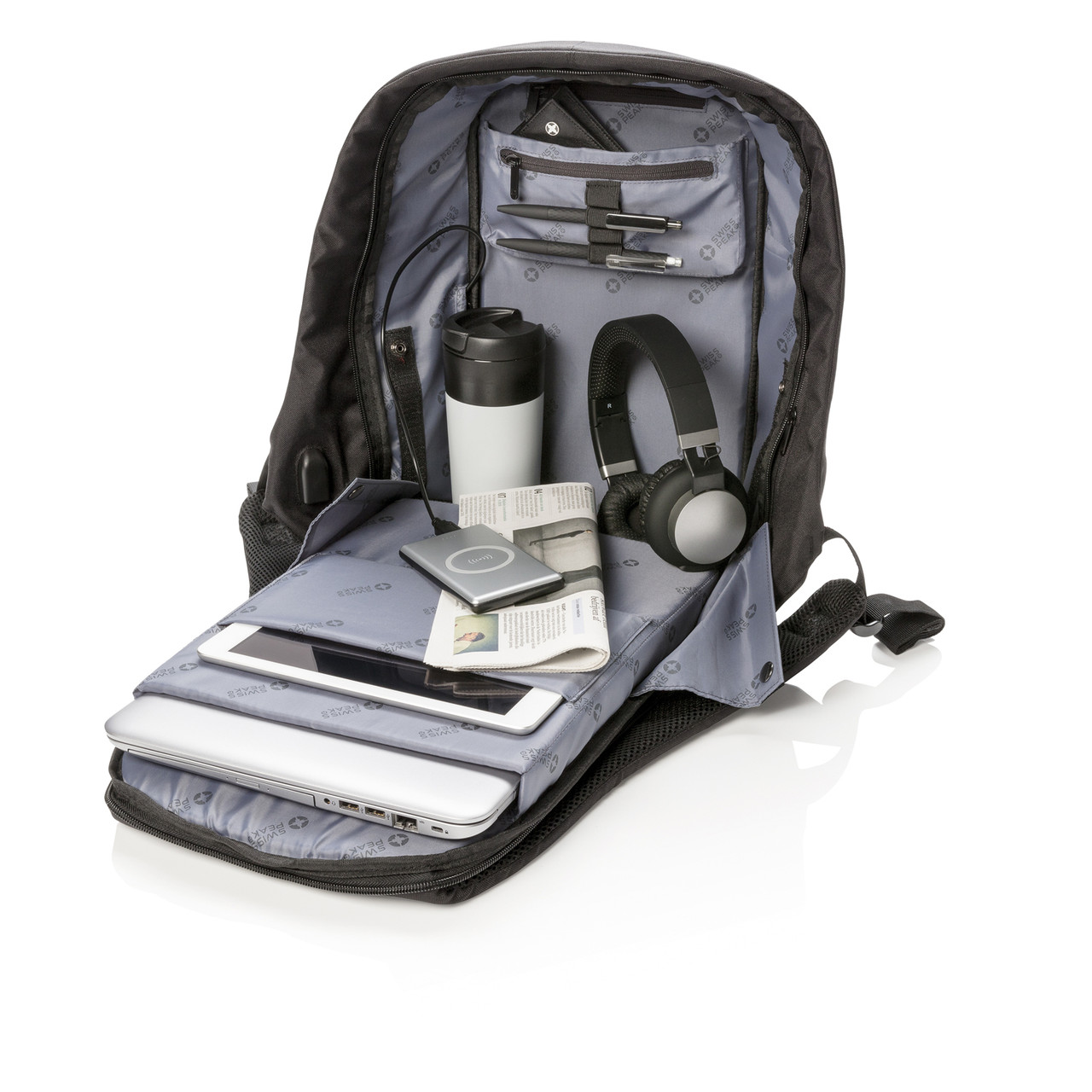 Рюкзак для ноутбука Swiss Peak с защитой от карманников - фото 5 - id-p170941405