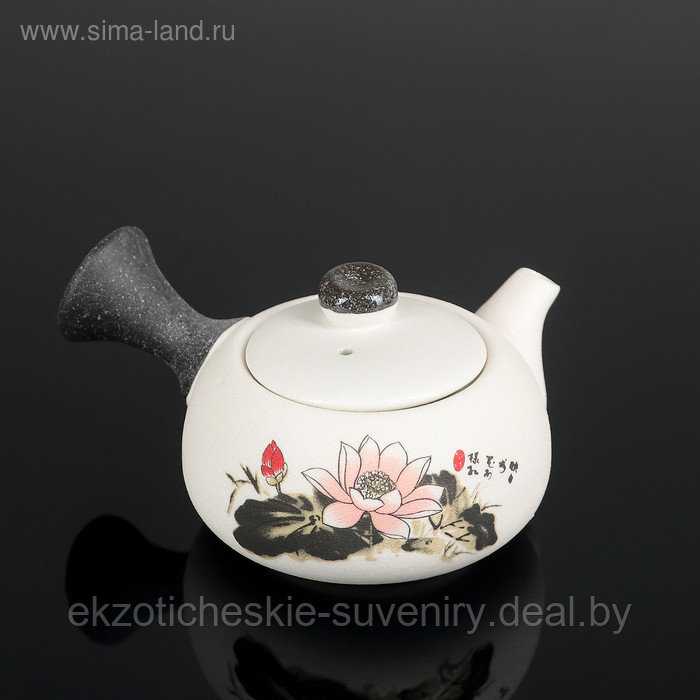 Набор для чайной церемонии «Нежный цветок», 7 предметов: чайник 180 мл, 6 чашек 70 мл - фото 2 - id-p170949743