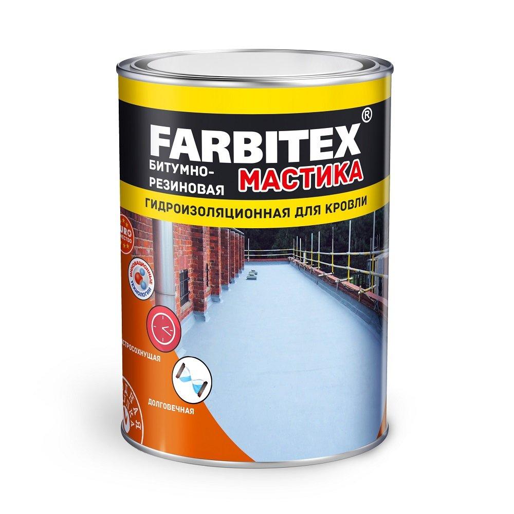 FARBITEX Мастика битумно-резиновая предназначена для устройства мастичных и ремонта всех видов кровель. - фото 1 - id-p170960419