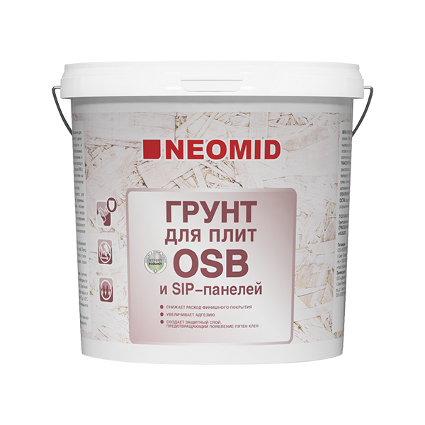 NEOMID Грунт для плит OSB с антисептическими добавками для создания прочного адгезионного влагостойкого слоя - фото 1 - id-p170959482