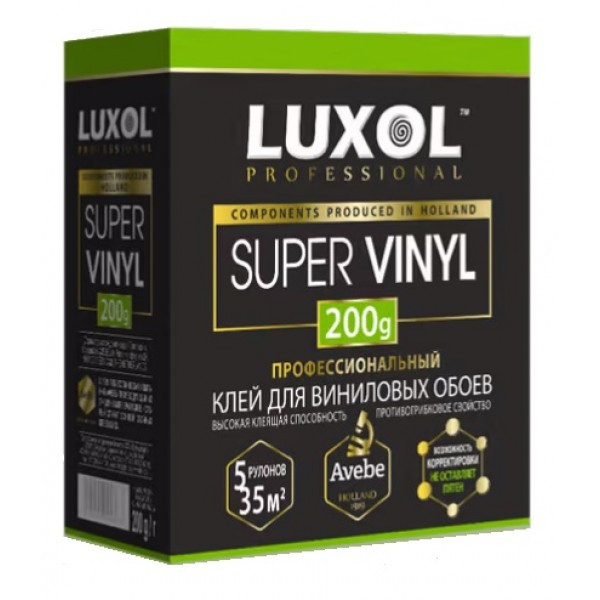 LUXOL SUPER VINYL Клей обойный Professional 200гр