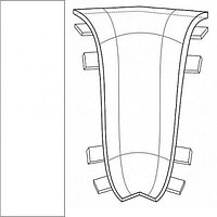 IDEAL К-55 Угол внутренний «Комфорт» 001 Белый