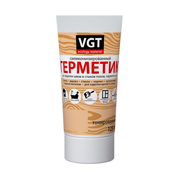 VGT Герметик силиконизированный (мастика) для наружных и внутренних работ Береза 160гр - фото 1 - id-p170959901