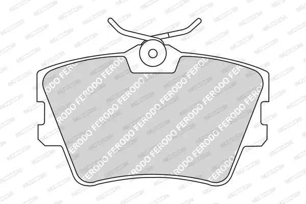 FDB1132 ZIGGER, Комплект тормозных колодок, дисковый тормоз