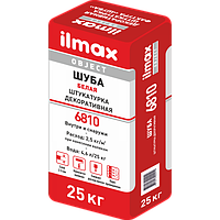 ILMAX 6810 Штукатурка Декоративная белая, фактура "ШУБА" Белая 25кг