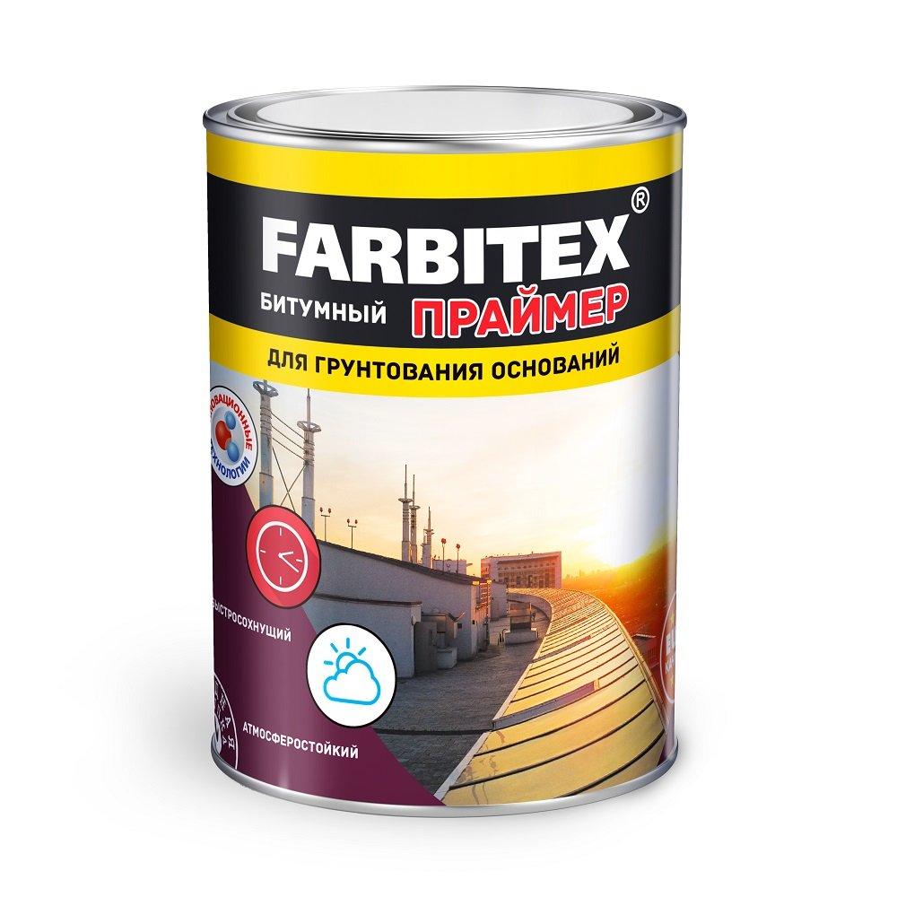 FARBITEX Праймер битумный, используется в качестве грунтовочного слоя изолируемых поверхностей перед укладкой - фото 1 - id-p170964257