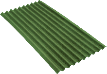 ONDULINE SMART Кровельный лист Зеленый 0,96*1,95м, толщина 3мм