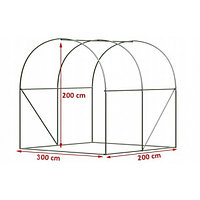Удлинение каркаса теплицы "АгроХитЭко" 2м