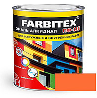 FARBITEX Эмаль алкидная ПФ-115 Оранжевый 2,7кг