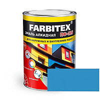 FARBITEX Эмаль алкидная ПФ-115 Голубой 0,8кг