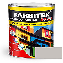 FARBITEX Эмаль алкидная ПФ-115 Светло-серый 2,7кг